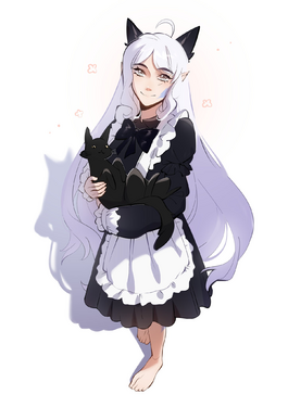 Maid Silvenia, art commissioned by Linu and made by dreamcharlie.
