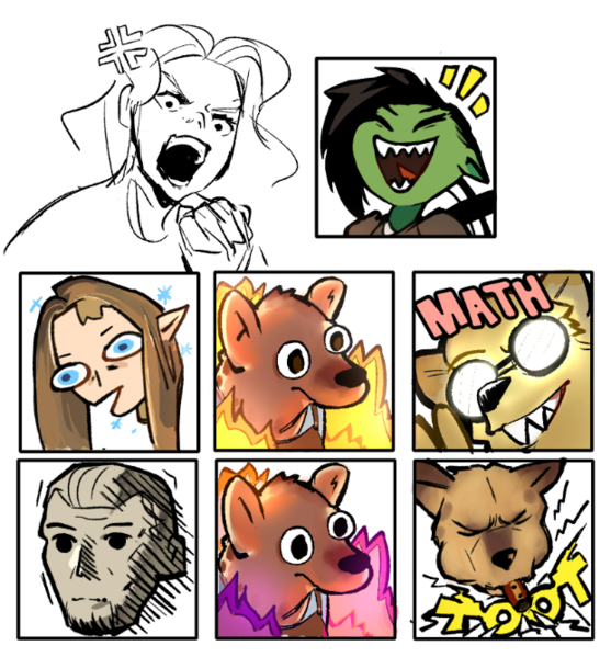 File:Emote Sheet by Butts.png