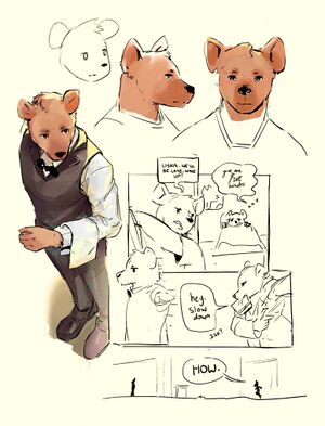 Ishkr with suit plus sketches by Butts.jpg