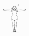 Erin T-pose and Levitates away, by Artsy Nada