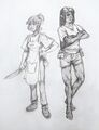 Erin and Ryoka by Deepsikk