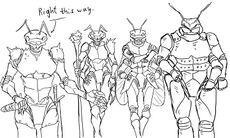 Ants by LeChatDemon. From left to right: Klbkch, Xrn, Pivr and Tersk (3.23 L)