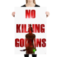 No Killing Goblins Matte Poster (Art by Pkay)