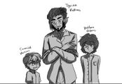 Veltras Father and 2 Sons by MonikaisMyWaifu