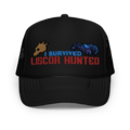 I Survived Liscor Hunted! Foam Trucker Hat (Black) (Art by LeChatDemon)