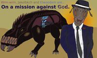Blues Ants on a mission vs God (suggested by Ayutac; coloring by Enyavar)