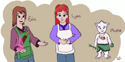 Erin, Lyon and Mrsha by Grid Cube