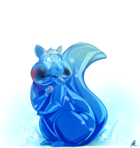 Ice Squirrel by Pkay