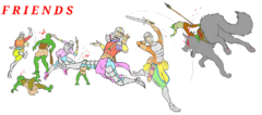 Dancing Knights in color