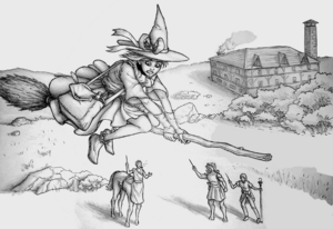Erin riding Broomstick by Demonic Criminal.png