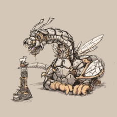 Insectoid Wrymvr by Brack