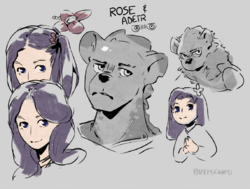 Rose and Adetr portraits