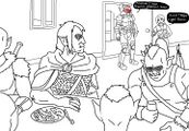 Redfangs meeting Goblin-Slayer