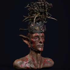 Numbtongue with a Slime Mold Hat by Fionn Clissman