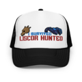 I Survived Liscor Hunted! Foam Trucker Hat (Black / White / Black) (Art by LeChatDemon)