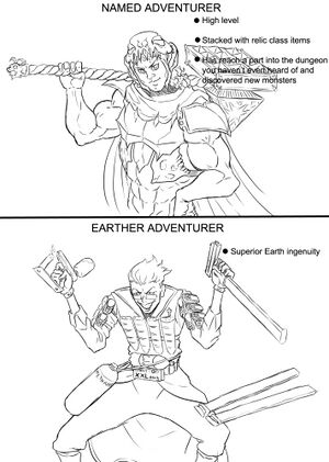Named vs Earth Adventurer by DemonicCriminal.jpg