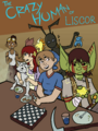 The Crazy Human of Liscor, by Jack Enza. From Left to Right; ?, Mrsha, Lyonette, Krshia, Selys, Erin, Bird and Numbtongue.